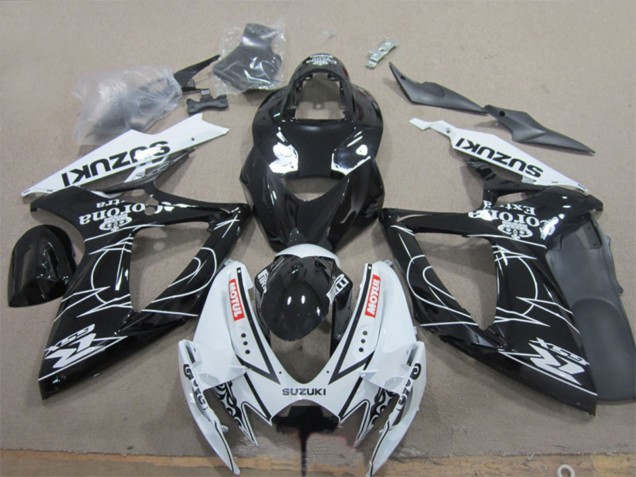 2006-2007 White Black Corona Extra Motul Suzuki GSXR 600 Motorcycle Fairings Australia