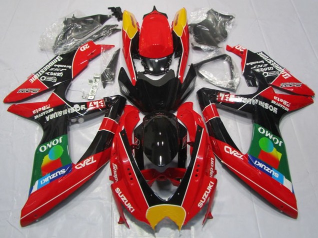 2008-2010 Red Orange Blue Green Black JOMO Suzuki GSXR 600 Motorcycle Fairings Australia