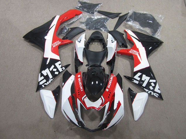2011-2024 Black Red White Suzuki GSXR 600 Motorcycle Fairings Australia