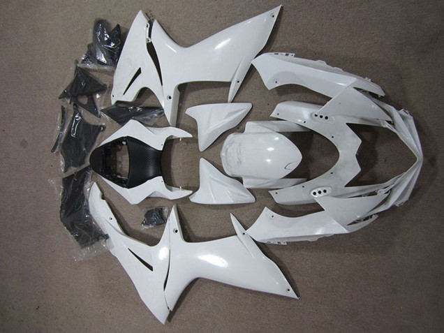 2011-2024 White Suzuki GSXR 600 Motorcycle Fairings Australia