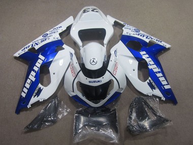 2001-2003 White Blue Motul Jordan Suzuki GSXR 750 Motorcycle Fairings Australia