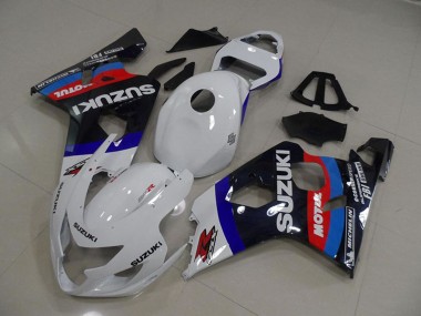 2004-2005 White Blue Red Black Motul Suzuki GSXR 750 Motorcycle Fairings Australia
