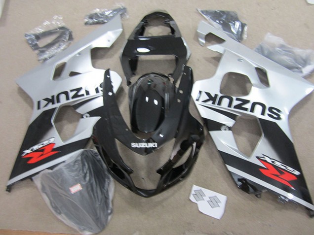 2004-2005 Silver Glossy Black Red Suzuki GSXR 750 Motorcycle Fairings Australia