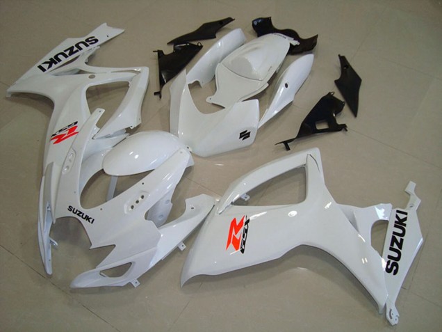 2006-2007 White Suzuki GSXR 750 Motorcycle Fairings Australia