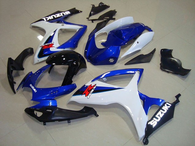 2006-2007 White Blue Glossy Black Red Suzuki GSXR 750 Motorcycle Fairings Australia