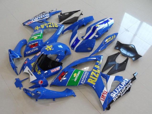 2006-2007 Blue White Green Black Gold Rizla Suzuki GSXR 750 Motorcycle Fairings Australia