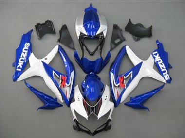 2008-2010 White Silver Blue Black Suzuki GSXR 750 Motorcycle Fairing Australia