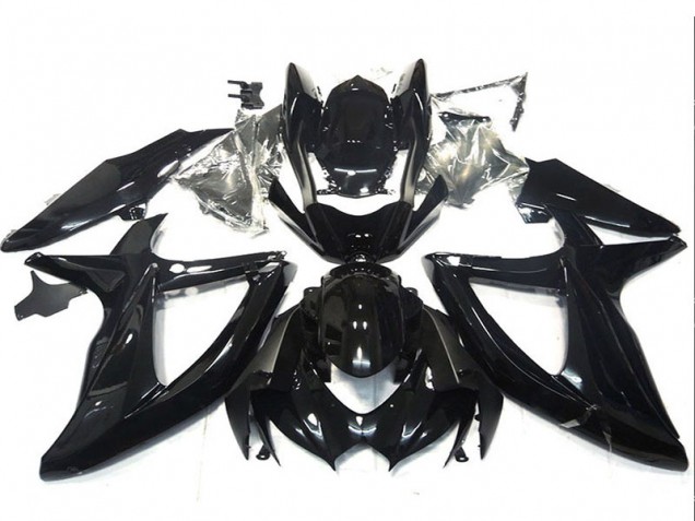 2008-2010 Glossy Black Suzuki GSXR 750 Motorcycle Fairings Australia