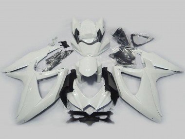 2008-2010 Pearl White Suzuki GSXR 750 Motorcycle Fairings Australia