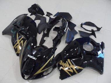 1996-2007 Glossy Black Gold Decal Suzuki GSXR 1300 Hayabusa Motorcycle Fairings Australia