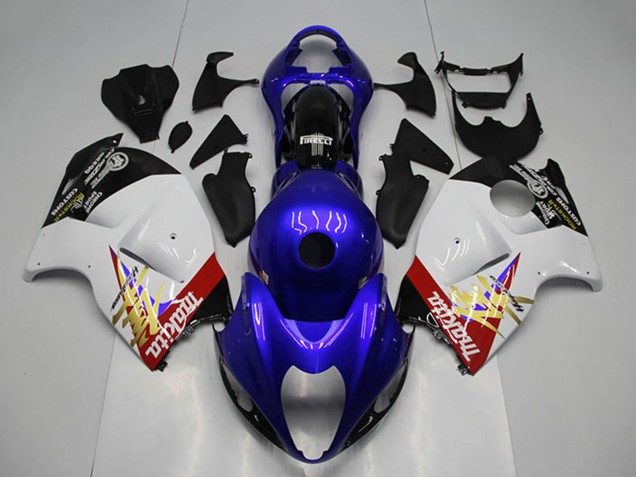 1996-2007 Blue White Suzuki GSXR 1300 Hayabusa Motorcycle Fairing Australia