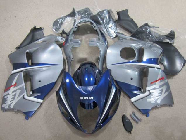 1996-2007 Silver Blue Suzuki GSXR 1300 Hayabusa Motorcycle Fairings Australia