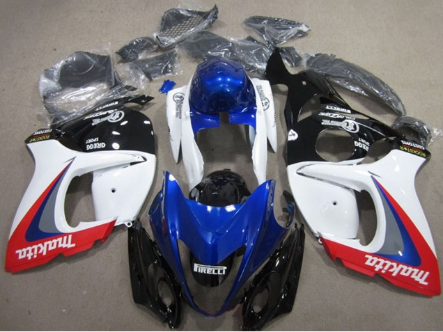 2008-2020 White Blue Red Makita Suzuki GSXR 1300 Hayabusa Motorcycle Fairings Australia