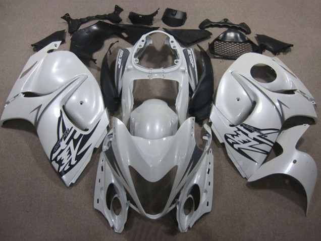 2008-2020 White Black Suzuki GSXR 1300 Hayabusa Motorcycle Fairings Australia