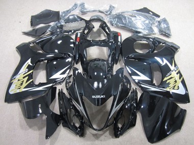 2008-2020 Glossy Black White Gold Decal Suzuki GSXR 1300 Hayabusa Motorcycle Fairings Australia