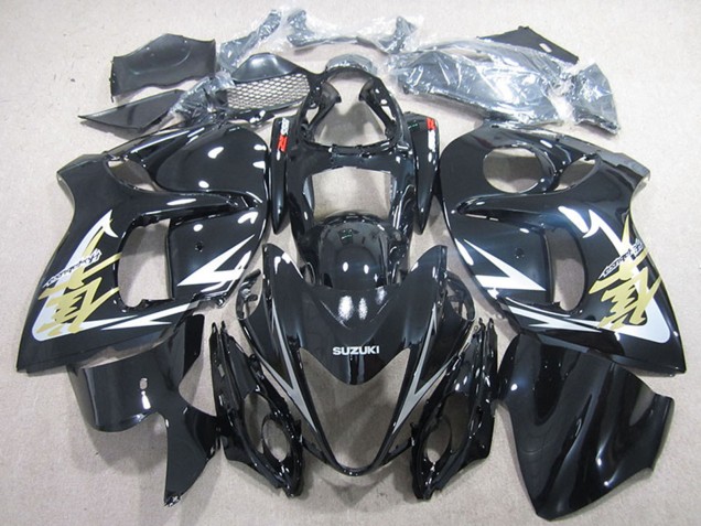 2008-2020 Glossy Black White Gold Decal Suzuki GSXR 1300 Hayabusa Motorcycle Fairings Australia