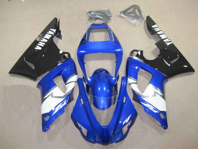 1998-1999 Blue White Glossy Black Yamaha YZF R1 Motorcycle Fairings Australia