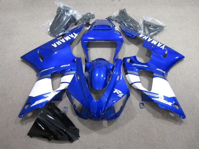 1998-1999 Blue White with Decal Yamaha YZF R1 Motorcycle Fairings Australia