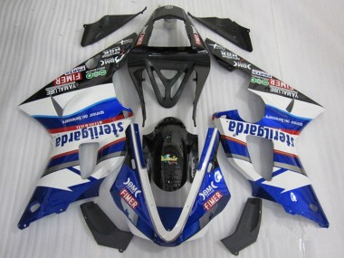2000-2001 White Blue Black Red Fimer Sterilgarda Yamaha YZF R1 Motorcycle Fairings Australia