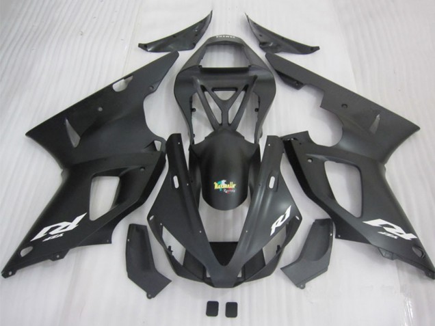 2000-2001 Matte Black White Decal Yamaha YZF R1 Motorcycle Fairings Australia