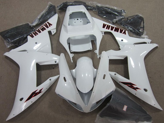 2002-2003 White Yamaha YZF R1 Motorcycle Fairings Australia