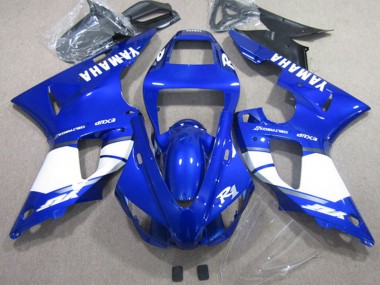 2002-2003 Blue White Yamaha YZF R1 Motorcycle Fairings Australia