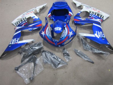 2002-2003 White Blue Red Motul Fiat Yamaha YZF R1 Motorcycle Fairings Australia