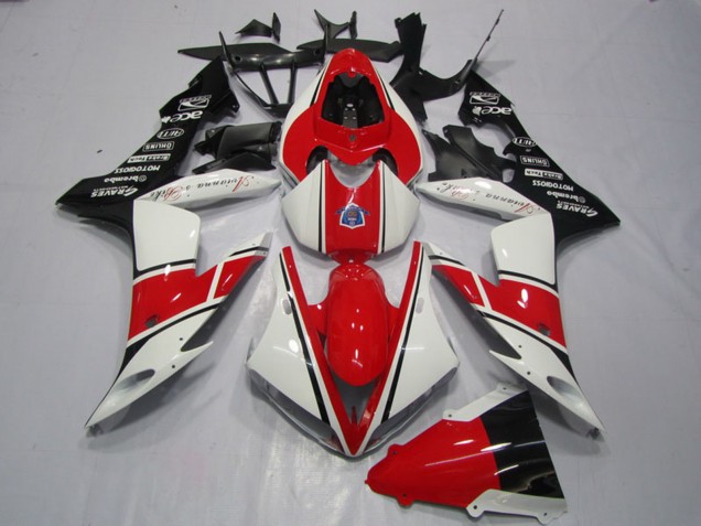 2004-2006 White Red Black Yamaha YZF R1 Motorcycle Fairing Australia