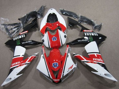 2004-2006 White Red Black Green Motul Monster Yamaha YZF R1 Motorcycle Fairings Australia