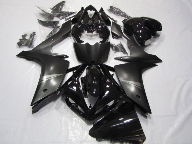 2007-2008 Glossy Black Matte Black Yamaha YZF R1 Motorcycle Fairing Australia