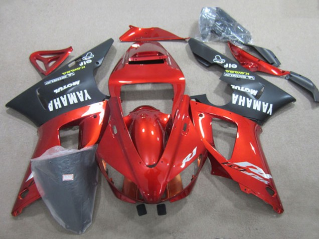 2009-2011 Red Matte Black Yamaha YZF R1 Motorcycle Fairing Australia