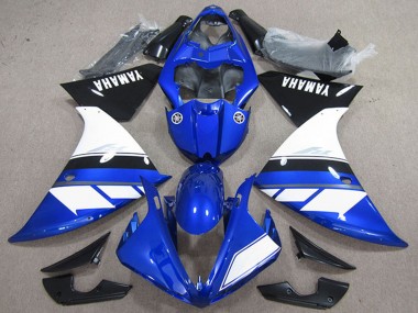 2009-2011 Blue White Black Yamaha YZF R1 Motorcycle Fairings Australia