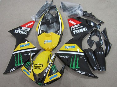 2009-2011 Yellow White Black Red Green Motul Monster Yamaha YZF R1 Motorcycle Fairings Australia