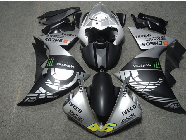 2009-2011 Silver Matte Black Green Monster Iveco Yamalube ENEOS Semakin Didepan Yamaha YZF R1 Motorcycle Fairings Australia