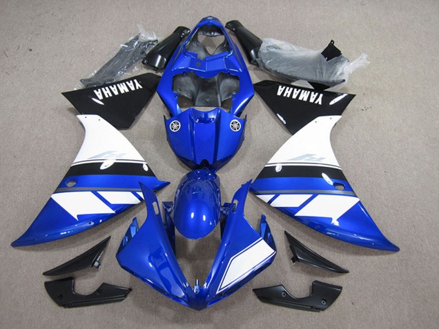2012-2014 Blue White Glossy Black Yamaha YZF R1 Motorcycle Fairing Australia