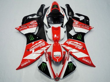 2012-2014 White Grey Glossy Black Green Monster Milwaukee Maxxis Rocol Yamaha YZF R1 Motorcycle Fairings Australia