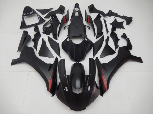 2015-2019 Matte Black Red Yamaha YZF R1 Motorcycle Fairings Australia