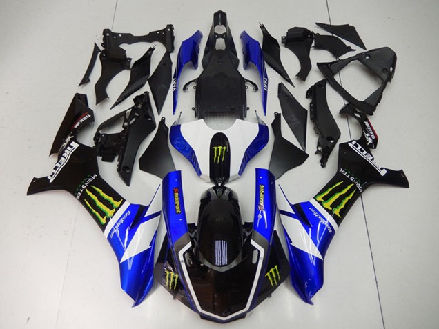 2015-2019 Blue White Glossy Black Green Monster Yamaha YZF R1 Motorcycle Fairings Australia