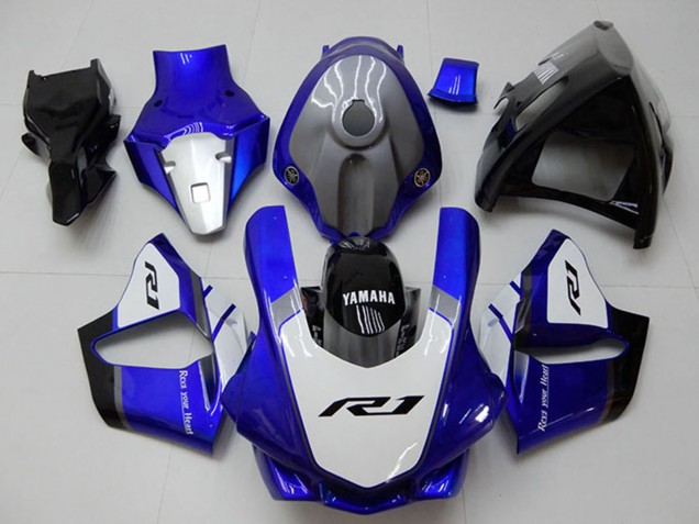 2015-2019 White Blue Glossy Black Yamaha YZF R1 Motorcycle Fairings Australia