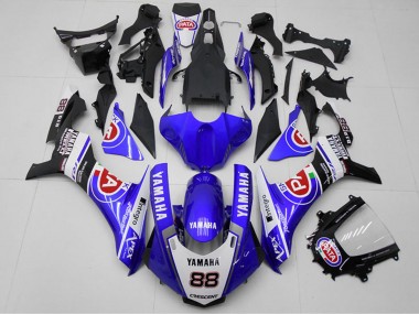 2015-2019 White Blue Black Red PATA 88 Yamaha YZF R1 Motorcycle Fairings Australia