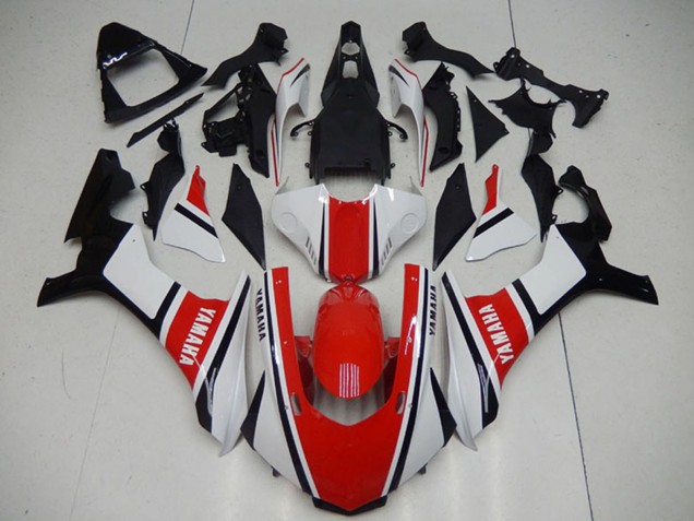 2015-2019 White Red Black Yamaha YZF R1 Motorcycle Fairings Australia