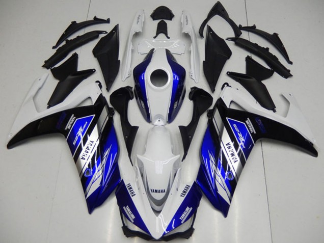 2015-2018 White Blue Black Yamalube Yamaha YZF R3 Motorcycle Fairings Australia