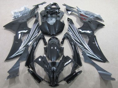 2006-2007 Glossy Black Matte Black White Yamaha YZF R6 Motorcycle Fairings Australia