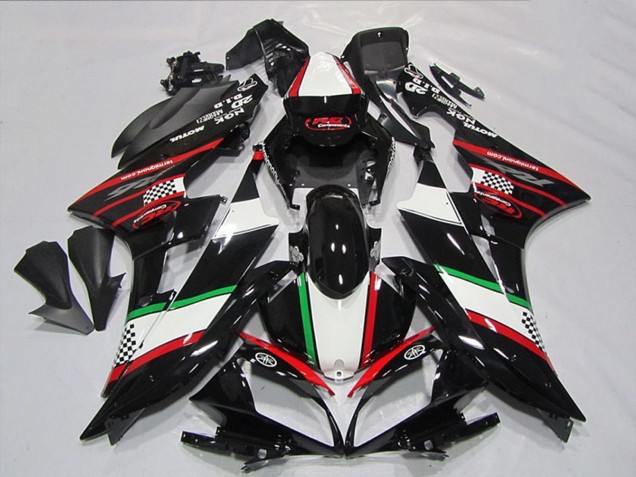 2006-2007 White Red Glossy Black Green Motul Yamaha YZF R6 Motorcycle Fairings Australia