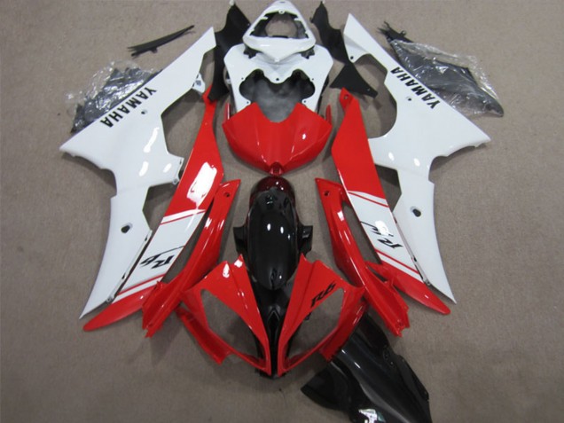 2008-2016 White Red Glossy Black Yamaha YZF R6 Abs Fairings Australia