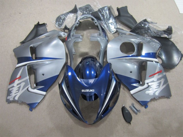 1996-2007 Silver Blue Suzuki GSXR1300 Hayabusa Motorcycle Fairings Australia