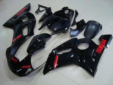 1998-2002 Glossy Black Red Decals Yamaha YZF R6 Motorcycle Fairings & Bodywork Australia