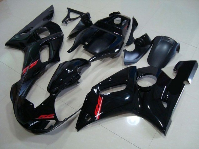 1998-2002 Glossy Black Red Decals Yamaha YZF R6 Motorcycle Fairings Australia