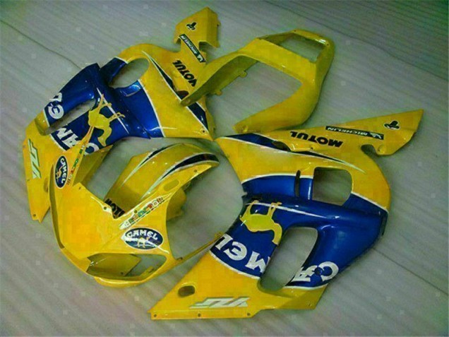 1998-2002 Yellow Blue Yamaha YZF R6 Motorcycle Fairings Australia