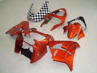 2000-2001 Orange Kawasaki Ninja ZX9R Motorcycle Fairings Australia